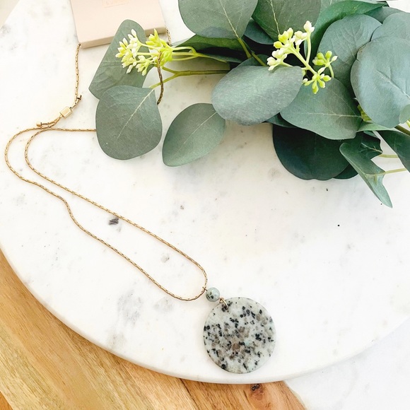 14th & Union Genuine Stone Pendant Necklace - Picture 1 of 4